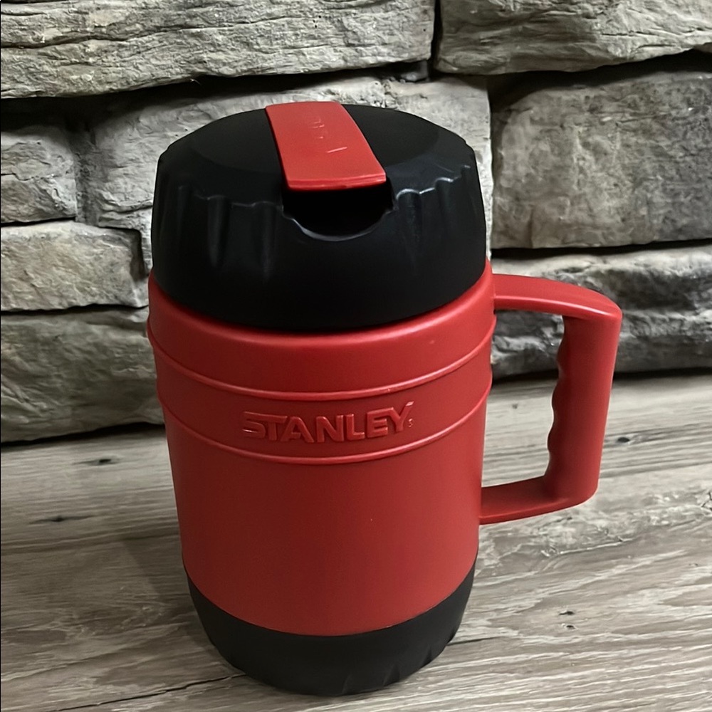 Vintage Stanley thermos with spoon